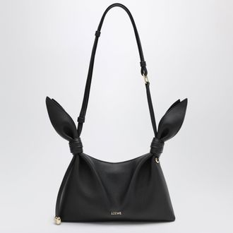 Loewe Mini Scarf bag in black smooth calfskin