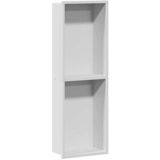 vidaXL Vidaxl - Nichos De Ducha Blanco 60 X 20 X 9.5 Cm Acero Inoxidable