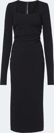 Dolce & Gabbana Ruched jersey midi dress