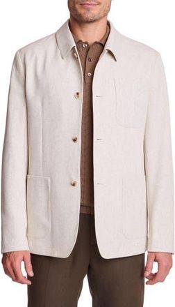Paisley & Gray New York City Linen Blend Suit Jacket in Oat Linen Blend at Nordstrom Rack, Size Xxx-Large