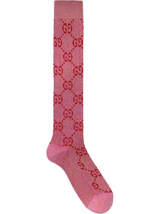 Gucci Calzini Interlocking G - Rosa