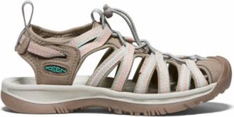 Keen Womens Whisper Sandal In Taupe/coral