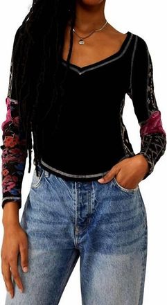 Free People Amara Top In Black