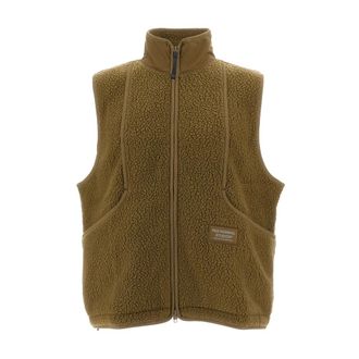 Pas Normal Studios Chaleco de forro polar Off-Race - Sport - Hombre - Marr&oacute;n - XL