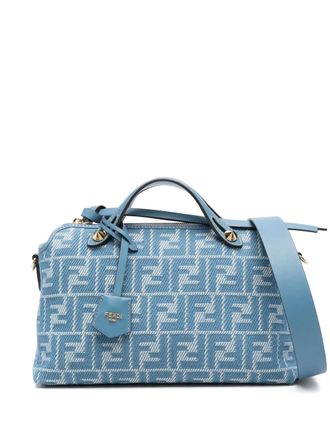 Fendi medium By The Way Soft tote bag - women - Calf Leather/Fabric - OS - Blue
