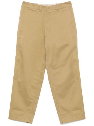 Nanam&iacute;ca wide-leg chinos - unisex - Cotton/Polyester - 40 - Brown