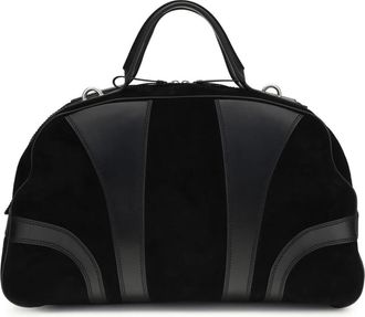 Dries Van Noten Bolsa de Viaje de Ante - Bags - unisex - Negro - ONE SIZE