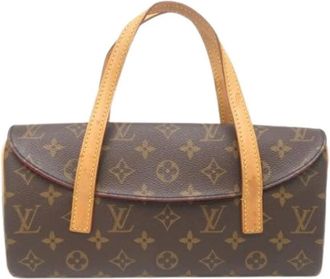 Louis Vuitton Pre-owned Handbags, female, Brown, Size: ONE SIZE Pre-owned Vintage Canvas Handbag