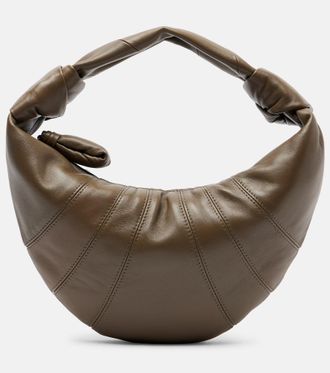 Christophe Lemaire Fortune Croissant Mini leather shoulder bag