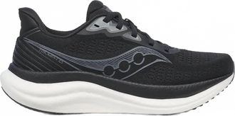 Saucony Womens Triumph 23 Running Shoe In 200 - Black/white