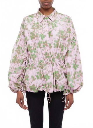Giambattista Valli Jacquard Chine Jacket In Rose Multi