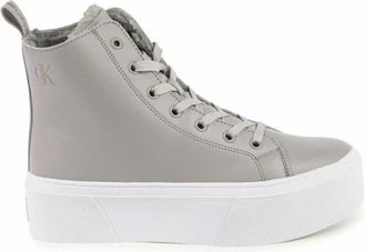 Calvin Klein Grey HighTop Shearling Trainers