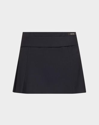 WE-AR4 The Collegiate Pleated Plaid Mini Skirt