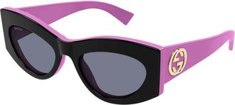 Gucci GG1843S 005 Womens Sunglasses Black Size 53 - Free RX Lenses - Free RX Lenses