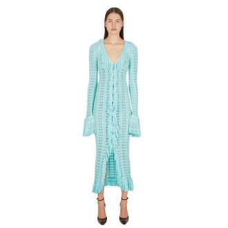 Blumarine Maxi Dresses, female, Blue, Size: S Dress