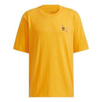 adidas Neo Graphic T-Shirts Yellow HC9749