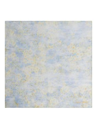 Alberta Ferretti floral silk scarf - women - Silk - One Size - Blue