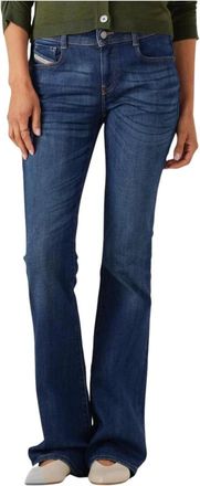 Diesel Jeans, Dames, Blauw, 3XS L32, Bootcut Jeans 1969 D-ebbey Blauw