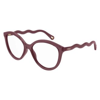 Chlo&eacute; Glasses, unisex, Red, Size: 54 MM Cat-eye Optical Frame