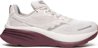 Saucony Mens Hurricane 24 Triple Black Shoes, Moon/Currant, 14 UK