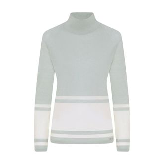 Kiton Dames, Truien, Blauw, Maat: 2XS Zijde