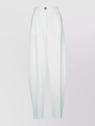 Elisabetta Franchi logo detail wide-leg trousers