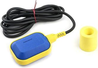 OEM Interruptor De Nivel De Agua - Flotador Rectangular Con Cable De 3 M - Ip65 - 0 A 65 Grados C - 250 V 8 A - 380 V 4 A - Contrapeso Ajustable - Para Ta