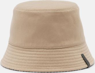 Brunello Cucinelli Monili cotton and linen bucket hat
