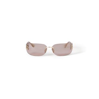 Miu Miu Aube Sunglasses, Woman, Bronze Lenses