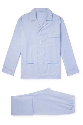 Thom Sweeney Cotton-Twill Pyjama Set
