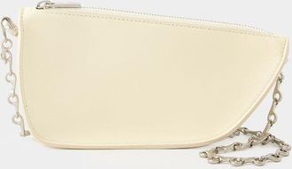 Burberry Portemonnee Aan Ketting Micro Schild - Burberry - Leer - Beige