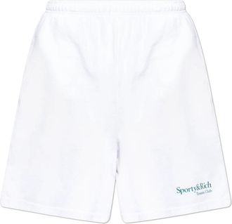 Sporty & Rich Casual Shorts - Heren - Korte Broeken - Wit - M - Korte Broeken