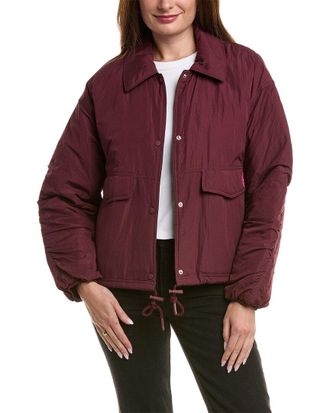 Free People Off The Bleachers Coaches Jacket