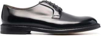 Doucal's Derby Schoenen - Heren - Nette schoenen - Zwart - 39 EU - Leer - Schoenen