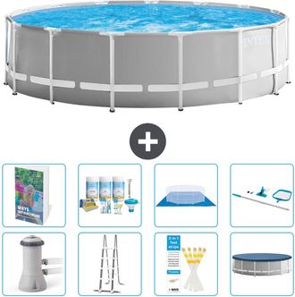 Intex Piscina Prism Frame Redonda - 457x122 Cm - 9-piezas S615