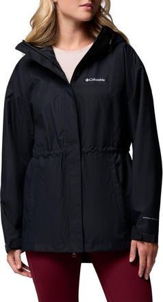 Columbia Hikebound II Long Waterproof Jacket in Black at Nordstrom, Size Xx-Large