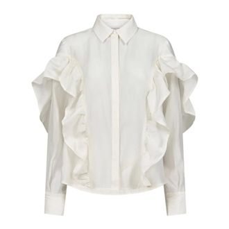 Copenhagen Muse Jet Stream Stylish Model - 206639 - female - Copenhagen Muse - Shirts - White - XL - Blouses & Shirts
