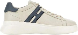 Hogan H580 Allacciato H Profilo - Heren - Sneakers - Wit - 40 1/2 EU - Leer - Schoenen