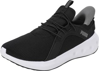 Puma Unisex SOFTRIDE Carson Ease in Road Running Shoe, Black White, 10.5 UK