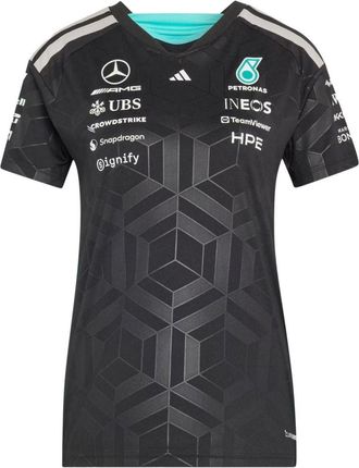 adidas (WMNS) adidas x Mercedes AMG Petronas Formula 1 Team Driver Jersey Asia Sizing Black KF0162