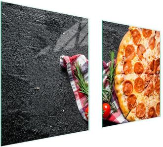 OEM Placa Protectora De Vidrio Para Estufa 85x52 Pizza