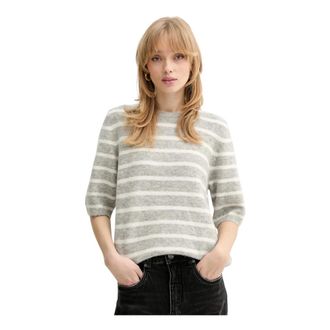 Gestuz Truien & Vesten, Dames, Grijs, S, Round-neck Truien