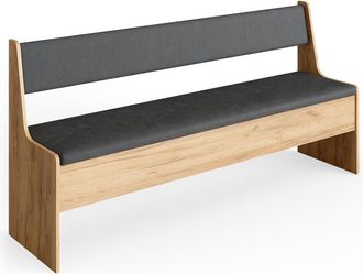 Vicco Banco De Comedor Roman, Roble Arena, 166.6 X 41.5 Cm