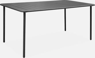 Sweeek Mesa De Jard&iacute;n Bistr&oacute; De Acero, 6-8 Plazas, 160cm
