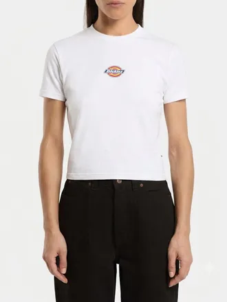 Dickies T-shirt Maple Valley cropped in cotone con logo stampato