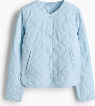 H&M Gesteppte Nylonjacke - Blue