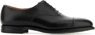 Crockett & Jones Black Leather Lace Up Shoes