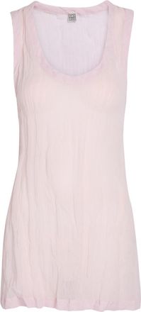 Toteme Crinkled Gauze Tank top - Light Pink - 40 (UK12 / M)