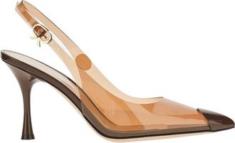 Gianvito Rossi Diana Plexi slingback pumps Woman 36