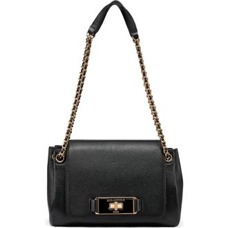 Karl Lagerfeld Bridgette Shoulder in Black/gold at Nordstrom